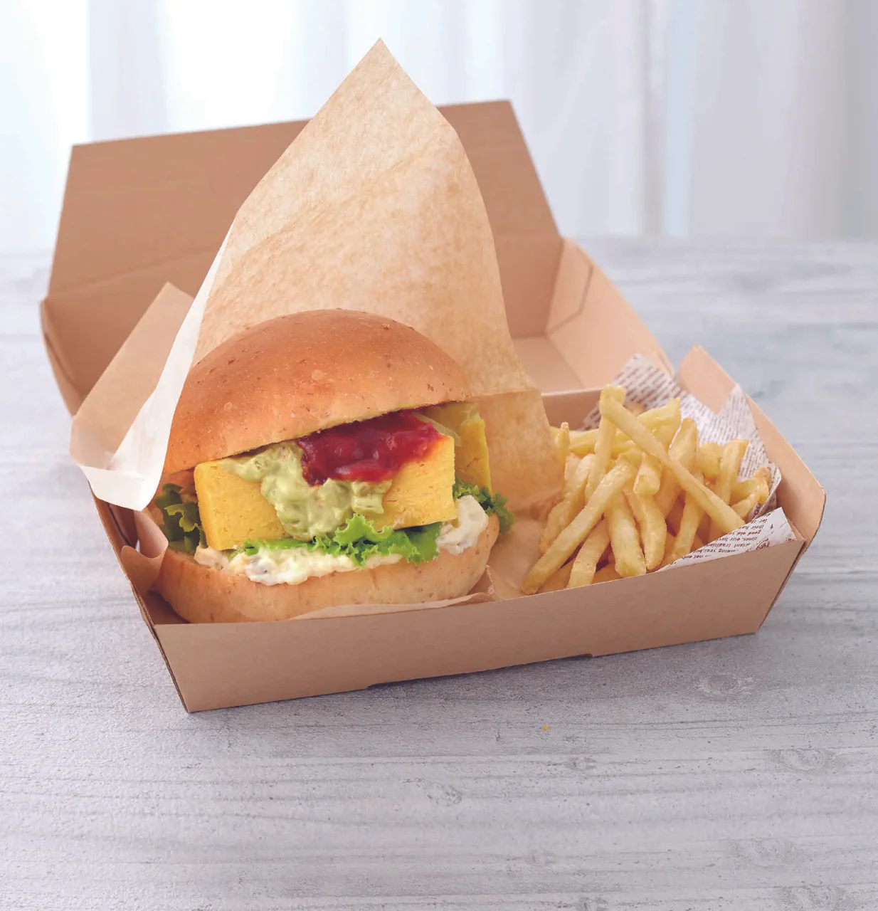 だし巻きバーガー 3枚組限定版 2タイトル レシピのご提案～だし巻き卵バーガー～｜サッポロウエシマコーヒー株式会社
